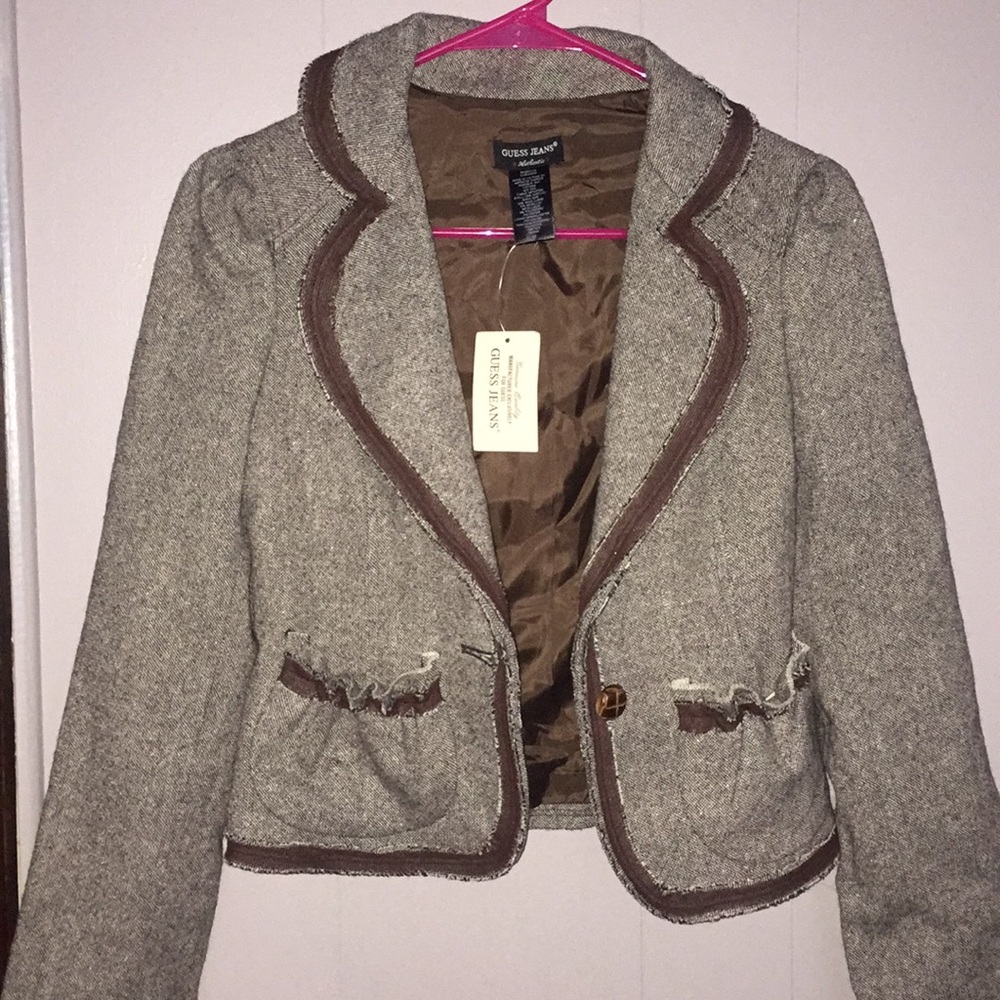 GUESS-brown blazer